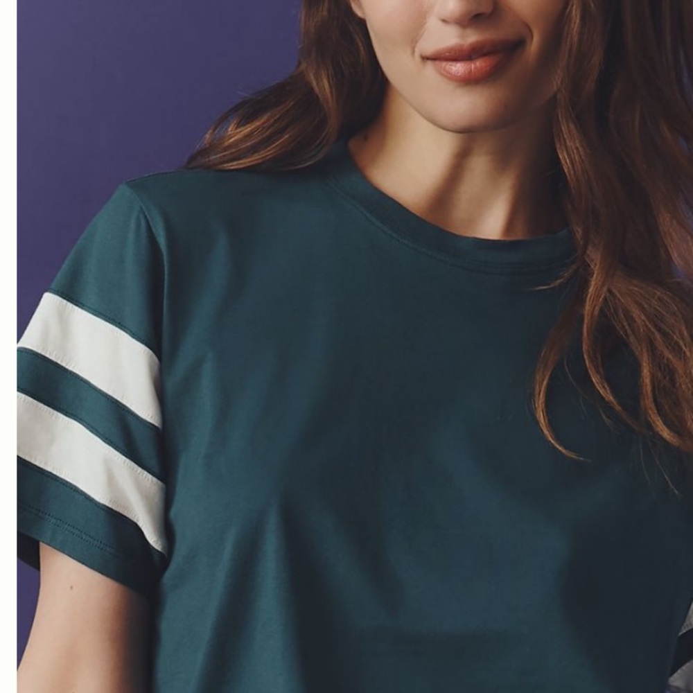 Clare V original crewneck varsity tee NWT - Picture 3 of 7